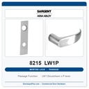 Sargent 8215 LW1P Trim Passage or Closet Mortise Latchset | Grade 1 Commercial