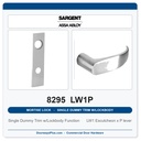 Sargent 8295 LW1P Trim Mortise Single Dummy Trim w/Lockbody | Grade 1 Commercial