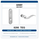 Sargent 8295 TEG Trim Mortise Single Dummy Trim w/Lockbody | Grade 1 Commercial