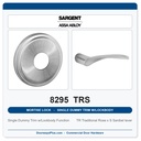 Sargent 8295 TRS Trim Mortise Single Dummy Trim w/Lockbody | Grade 1 Commercial