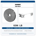 Sargent 8296 LB Trim Mortise Double Dummy Trim w/Lockbody | Grade 1 Commercial