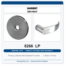 Sargent 8266 LP Trim Mortise Privacy Latchset with Deadbolt | Grade 1 Commercial
