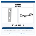 Sargent 8296 LW1J Trim Mortise Double Dummy Trim w/Lockbody | Grade 1 Commercial