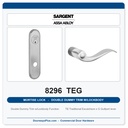 Sargent 8296 TEG Trim Mortise Double Dummy Trim w/Lockbody | Grade 1 Commercial