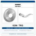 Sargent 8296 TRG Trim Mortise Double Dummy Trim w/Lockbody | Grade 1 Commercial