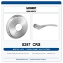 Sargent 8297 CRS Trim Mortise Double Dummy w/Active Trim | Grade 1 Commercial
