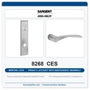 Sargent 8268 CES Trim Mortise Privacy Latchset with Independent Deadbolt | Grade 1 Commercial