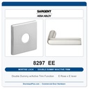 Sargent 8297 EE Trim Mortise Double Dummy w/Active Trim | Grade 1 Commercial