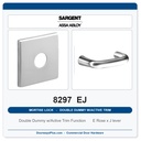 Sargent 8297 EJ Trim Mortise Double Dummy w/Active Trim | Grade 1 Commercial