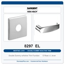 Sargent 8297 EL Trim Mortise Double Dummy w/Active Trim | Grade 1 Commercial