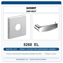 Sargent 8268 EL Trim Mortise Privacy Latchset with Independent Deadbolt | Grade 1 Commercial