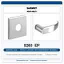 Sargent 8268 EP Trim Mortise Privacy Latchset | Independent Deadbolt | Grade 1