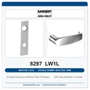 Sargent 8297 LW1L Trim Mortise Double Dummy w/Active Trim | Grade 1 Commercial
