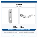 Sargent 8297 TEG Trim Mortise Double Dummy w/Active Trim | Grade 1 Commercial