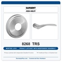 Sargent 8268 TRS Trim Mortise Privacy Latchset with Independent Deadbolt | Grade 1 Commercial