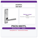 Accentra PNCN 8807FL Entry Mortise Lockset – Grade 1 Security