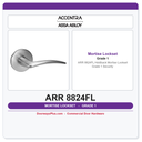Accentra ARR 8824FL Holdback Mortise Lockset – Grade 1 Security