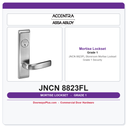 Accentra JNCN 8823FL Storeroom Mortise Lockset – Grade 1 Security