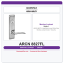 Accentra ARCN 8827FL Hotel/Motel Lever Either Side Mortise Lockset – Grade 1 Security