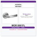 Accentra MOR 8861FL Dormitory Or Storeroom Mortise Lockset – Grade 1 Security