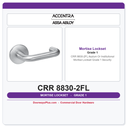 Accentra CRR 8830-2FL Asylum Or Institutional Mortise Lockset – Grade 1 Security