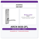 Accentra ARCN 8830-2FL Asylum Or Institutional Mortise Lockset – Grade 1 Security