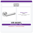 Accentra VIR 8835FL Exit Lock Mortise Latchset – Grade 1 Durability