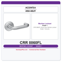 Accentra CRR 8860FL Room Door Mortise Lockset – Grade 1 Security