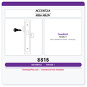 Accentra 8815 Deadlock – Grade 1 Security