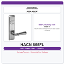 Accentra HACN 855FL Dummy Trim One Side – Grade 1 Durability