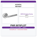 Accentra PNR 8870FLDT Active Dummy Trim – Grade 1 Durability
