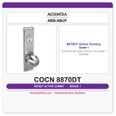 Accentra COCN 8870DT Active Dummy Trim – 8800 Series Grade 1 Mortise