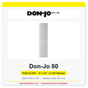 Don-Jo 80 Push Plate | 8" x 16" x 0.125" | 630 Steel