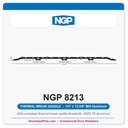 NGP 8213 Thermal Break Saddle Threshold 12-3/8" x 1/4" | ADA Fire Rated | National Guard