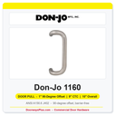 Don-Jo 1160 1" 90-Degree Offset Door Pull | 9" CTC