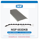 NGP 653DKB Offset Threshold 5-1/2" x 1/2" Dark Bronze | National Guard Products