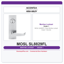 Accentra MOSL SL8829FL Closet Mortise Lockset – Grade 1 Security