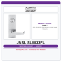 Accentra JNSL SL8833FL Exit Mortise Lockset – Grade 1 Security