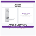 Accentra AUSL SL8860-2FL Store Door Mortise Lockset – Grade 1 Security
