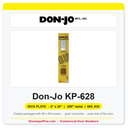 Don-Jo KP-628 Kick Plate | 6" x 28" | .050" Metal | Display Pack
