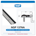 NGP 137NA Neoprene Bulb Perimeter Weatherstrip Set – Anodized Aluminum | National Guard Products