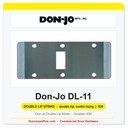 Don-Jo DL-11 095 Double Lip Strike | 6-3/4" x 2-3/4" | Center-Hung | 13 ga. | 630 US32D