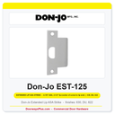 Don-Jo EST-125 Extended Lip ASA 095 Strike | 13 Ga. | 2-1/2" x 4-7/8"