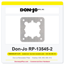 Don-Jo RP-13545-2 Double-Lock Remodeler Plate | 3-1/2" x 4-1/2" | .032" Scar Plate