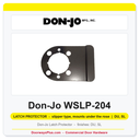 Don-Jo WSLP-204 135 Slipper Latch Protector | 5" x 4" | 11 Ga. Steel | Outswing