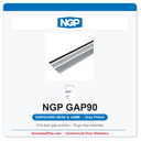 NGP GAP90 GapGuard Fire Door Head and Jamb Gap Solution - Gray Primer | National Guard