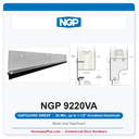 NGP 9220VA GapGuard 20-Min Door Sweep - Anodized Aluminum | National Guard
