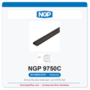 NGP 9750C GapGuard 20-Min Intumescent Bulb Seal - Charcoal | National Guard