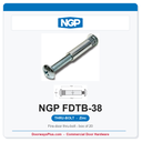 NGP FDTB 3/8 GapGuard Fire Door Thru-Bolt - Zinc | National Guard