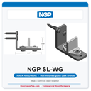 NGP SL-WG Wall Mounted Pocket Door Guide | National Guard Products